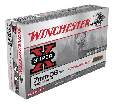 Super-X Power Core 7mm-08 Remington 140 Grain Power Core 95-5