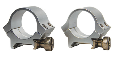 Redfield 4 Hole Aluminum Rings 1 Inch X-High Silver