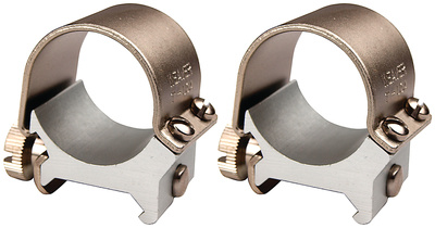 Detachable Top Mount Rings Medium Stainless