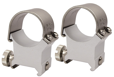 Detachable Top Mount Rings Extra High Stainless
