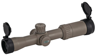 Kaspa Tactical Scope 3-12x44mm Side Focus Illuminated Tactical Ballistic-X Reticle Dark Earth