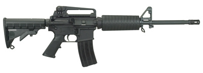 Model R16A4T-HBC .223/5.56mm 16 Inch Heavy Barrel A2 Flash Suppressor Carry Handle 6-Position Collapsible Stock 30 Round