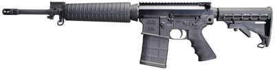 Model SRC .308/7.62x51mm 16.5 Inch Chrome Lined Medium Profile Barrel A2 Flash Suppressor 6 Position Telescoping Stock Hardcoat Black Anodized 20 Round