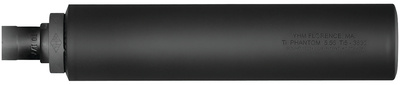 Black Titanium Q.D. Phantom 5.56mm Suppressor 1/2-28 TPI Flash Hider Mount 6.785 Inches Black Matte Cerakote Finish - All NFA Rules Apply