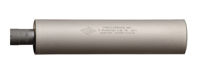 Titanium Phantom 5.56/.223 Suppressor Thread-On Mount 6.875 Inches Matte Finish 1/2-28 TPI - All NFA Rules Apply