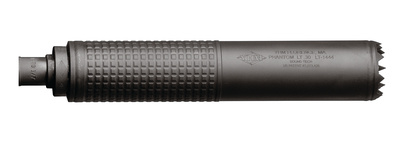Stainless Q.D. Phantom LTA .30 Caliber Suppressor With Flash Hider Mount 7.625 Inches Matte Black Finish 1/2-36 TPI - All NFA Rules Apply