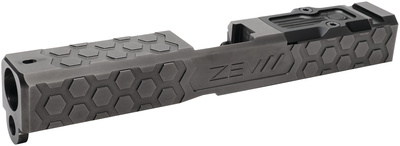Glock 19 Hex Gen 3 Stripped Slide with RMR Cover Plate Gray
