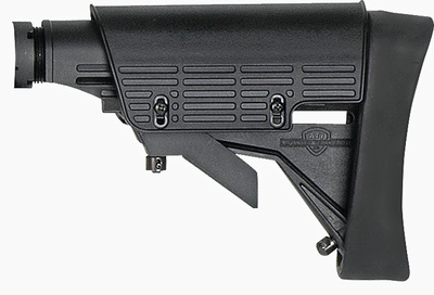 AR-15 Strikeforce Folding Buttstock and Buttpad Matte Black