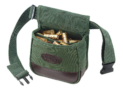Shooters Bag With Belt Green Canvas