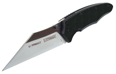Be-Wharned 3.4 Inch Plain Edge Blade Satin Finish Folding Knife