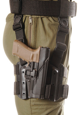 Tactical Serpa Carbon Fiber Holster Black Right Hand For Glock 21SF With Larger 1913 Rail