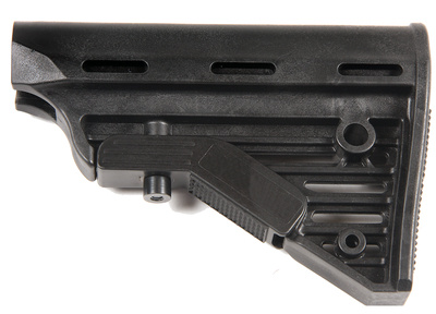 Knoxx Replacement Adjustable Carbine Rifle Buttstock AR/M4 Commercial Size Tube Black