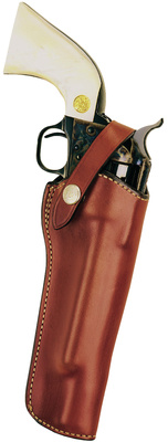 Model 1L Lawman Holster For .22 Single Action 4.6 Inch Barrel Plain Tan Left Hand