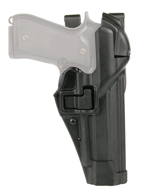 Level 3 Serpa Auto Lock Duty Holster Matte Black Right Hand For Sig 220/226/228/229