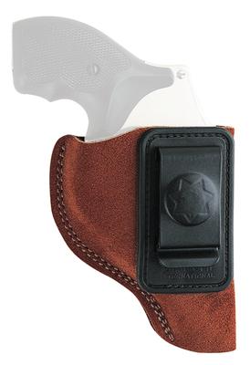 Model 6 Waistband Holster For Glock 19/23/26/27/36 Rust Suede Right Hand