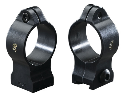 Rimfire Standard Height One Inch One Pair Scope Rings Matte