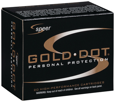 Gold Dot .38 Special +P 125 Grain Hollow Point 20 Per Box
