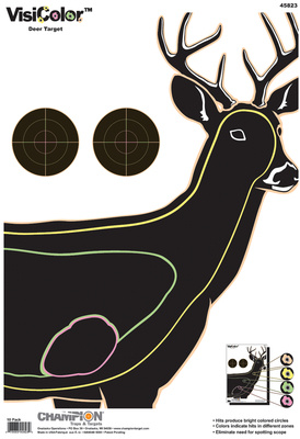 VisiColor Deer Target 10 Per Pack