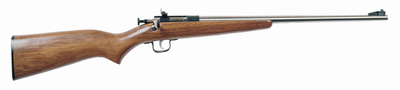 Model 238 Youth With Lock .22 Long Rifle 16.125 Inch Barrel Stainless Steel Finish Walnut Stock