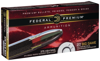 Vital-Shok .375 H&H Magnum 250 Grain Trophy Bonded Bear Claw