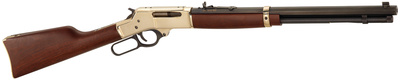 Brass .30-30 Winchester 20 Inch Octagon Barrel Blue Finish Brass Receiver Straight American Walnut Stock 6 Round