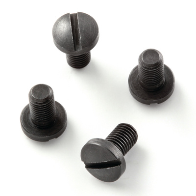 Grip Screws For Government and Officers Models Slotted Black Package of Four