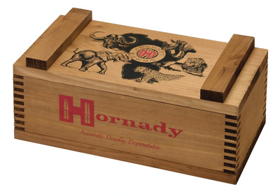 African Big 5 Ammunition and Accessory Pine Box With Logo