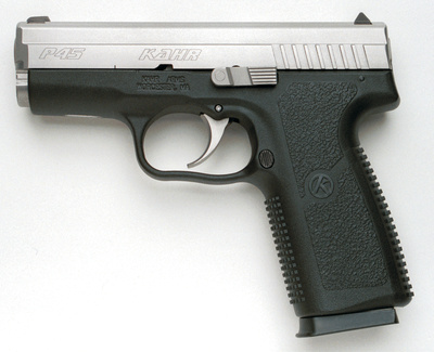 Model KP45 .45 ACP 3.64 Inch Barrel Black Polymer Frame Matte Stainless Slide 6 Round