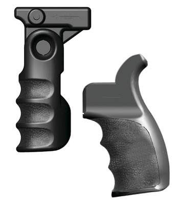 TacStar AR-15 Tactical Front and Rear Grips Set Black