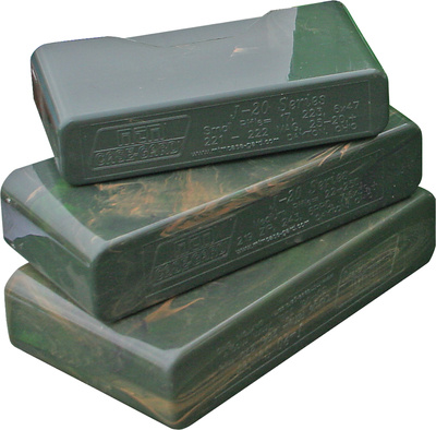J-20 Slip-Top Boxes .17/.223/.222 Magnum Smoke
