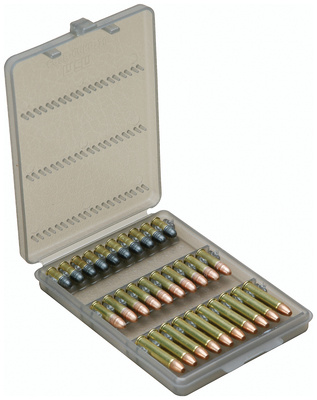 Ammo Wallet .22 Caliber 30 Cartridge Smoke