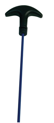 1 Piece Coated Steel Cleaning Rod .17-.280 Caliber