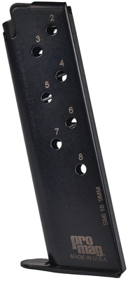 Magazine for Smith & Wesson Model 39 9mm 8 Rounds Blue