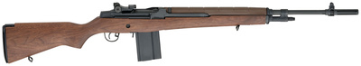 National Match 7.62mm NATO 22 Inch Barrel Stainless Steel Finish Walnut Stock 10 Round
