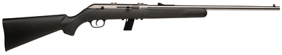 Model 64 .22 Long Rifle 20.25 Inch Barrel Stainless Steel Finish Black Synthetic Stock With Cut Checkering 10 Round