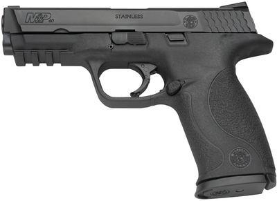 M&P .40 Smith & Wesson 4.25 Inch Barrel Black Slide Finish Without Internal Lock Black Polymer Frame10 Round - CA Compliant