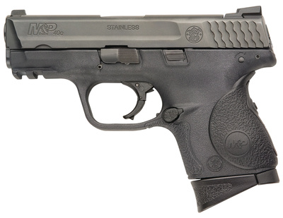 M&P Compact With Crimson Trace Laser Grips .40 Smith & Wesson 3.5 Inch Barrel Black 10 Round