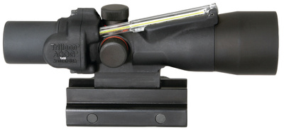 ACOG 3x30mm Scope Dual Illumination Amber Chevron .308 Ballistic Reticle with TA60 Mount