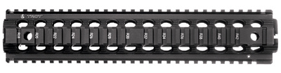 Drop In Battle Rail For M-16A1, A2, A3 and A4 Rifles 12 Inch Black