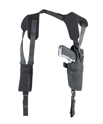 Pro-Pak Vertical Shoulder Holsters Size 2 Black Right Hand