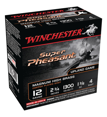 Super-X Pheasant 12 Gauge 2.75 Inch 1300 FPS 1.375 Ounce 4 Shot