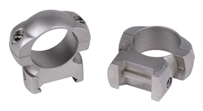 Grand Slam Top Mount Rings 1 Inch High Silver