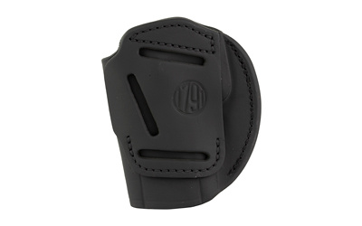 3 Way, Outside Waistband Holster, Size 6, Matte Finish, Leather Construction, Black, Ambidextrous 3WH-6-SBL-A