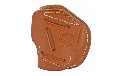 4 Way Holster, Leather Belt Holster, Right Hand, Classic Brown, Fits Glock 42, Size 2 4WH-2-CBR-R