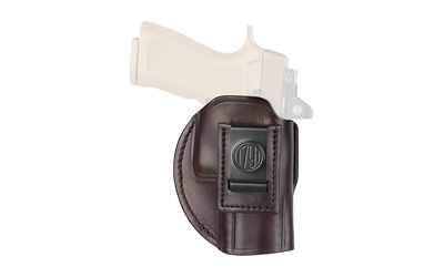 4 Way, Inside/Outside Waistband Holster, Size 6, Matte Finish, Leather Construction, Signature Brown, Right Hand 4WH-6-SBR-R