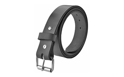 Gun Belt, 42-46", Stealth Black, Leather BLT-01-42/46-SBL-A
