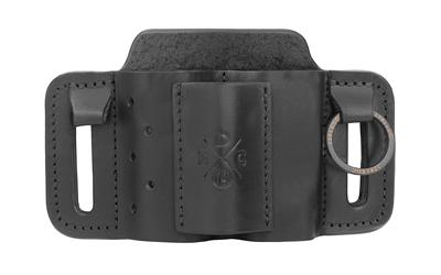 Mini Easy Slide, Medium Flex Loop, Standard, Fits Belts Up to 1.5", Leather Construction, Black, Ambidextrous MN-ES-MF-BLK-A