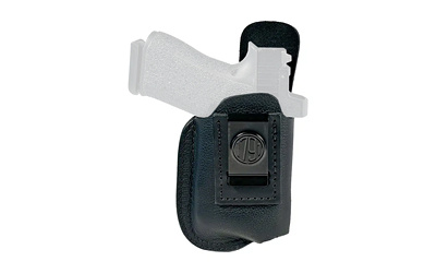 Smooth Concealment, Inside Waistband Holster, Optics Ready, Light Bearing, Size 3, For  Glock 42/43/43X, Cow Hide, Leather Construction, Black, Left Hand OR-LB-SCH-3-NSB-L