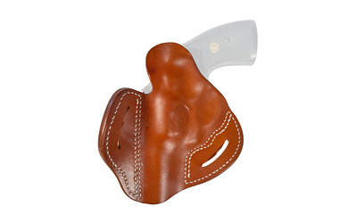 Revolver Holster, Outside Waistband Holster, Size 4.3, L Frame, Fits Colt Python .357/.38 or Smith & Wesson 686 Plus, Steer Hide, Classic Brown, Right Hand RVH-4.3-CBR-R