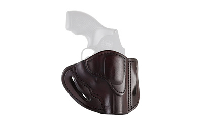 Revolver Holster, Tuckable, Inside Waistband Holster, Size 1, Matte Finish, Leather Construction, Vintage Brown, Right Hand RVH-IWB-1T-VTG-R